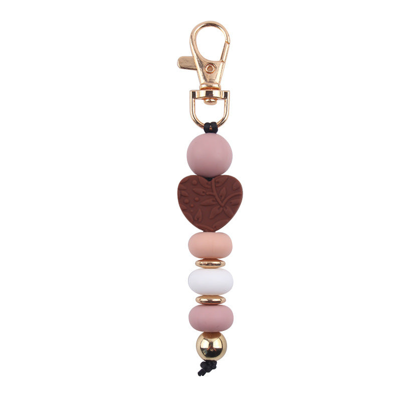 Wholesale Cartoon Moon Love Silicone Bead Key Bin